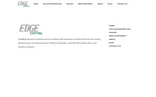 The Edge Capital Bookkeeping Services website