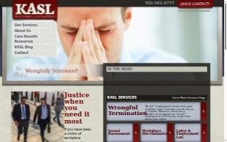 The Scharfenberger Law Office website