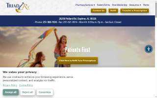 Triad Speech Therapy of Louisville website
