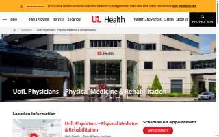 UofL Physicians – Physical Medicine & Rehabilitation website