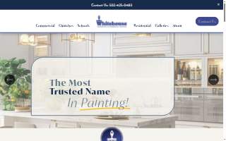 Whitehouse Residential & Commercial Painting website