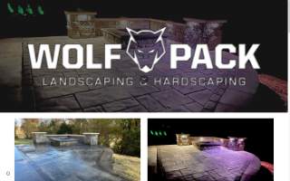 Wolf Pack Hardscaping and Landscaping LLC website