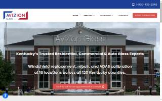 Avizion Glass of Madisonville website