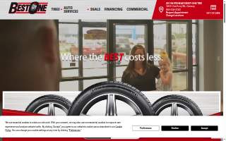 Best-One Tire & Service of Liberal website