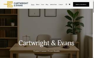 Cartwright & Evans website