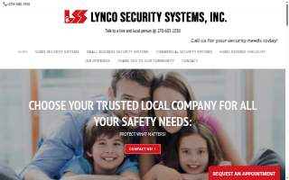 Lynco Security Systems Inc. of Madisonville website