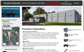 Precision Diesel & Automotive website