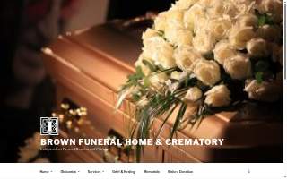 Brown Funeral Home of Mayfield website