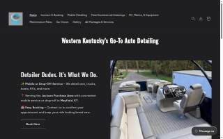 Detailer Dudes Mobile Auto Detailing website