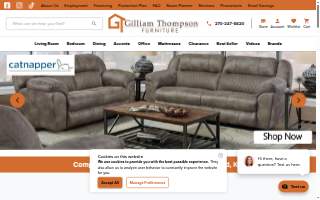 Gilliam Thompson Furniture website