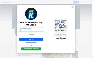 King of Clean Pressure Washing website