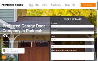Preferred Doors of Mayfield website