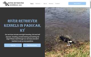 River Retriever Kennels, LLC of Mayfield website