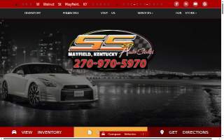 SS Auto Sales website