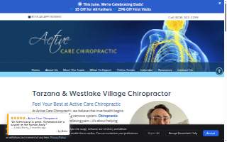Active Care Chiropractic website