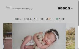 Moements Photography website