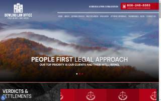 Bowling Law Office - Injury Law website