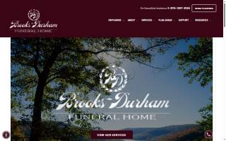 Brooks Durham Funeral Home website