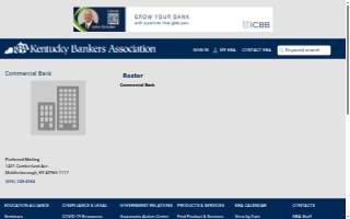 Commercial Bank website