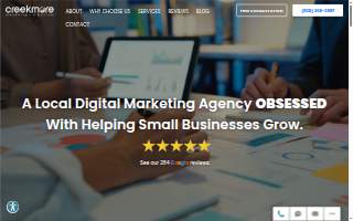 Creekmore Marketing & Web Design website
