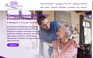 Absolute Home Care Plus website