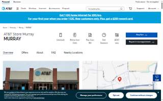 AT&T Store of Murray website
