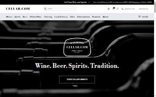Cellar Door Wine & Spirits website