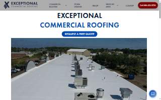 Exceptional Roofing LLC website