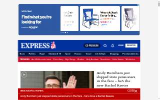 Express Tan website