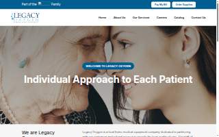 Legacy Oxygen & Medical Equipment of Murray website