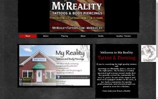 My Reality Tattoos & Body Piercing website