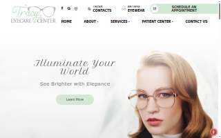 Tracy Eyecare Center website