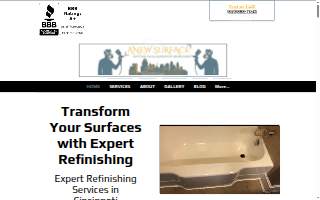 Anew Surface website