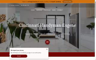 Cincinnati Handyman Eugene website