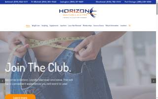 Horizon Weight Loss of Newport website