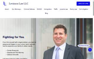 Levinson Law LLC website