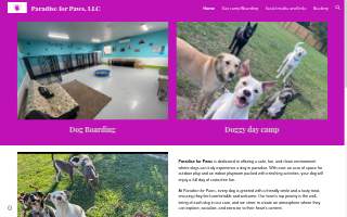 Paradise For Paws, LLC website