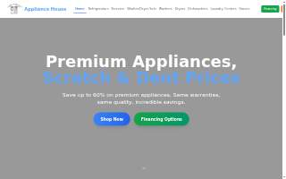 Appliance House website