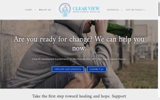 Clear View Behavioral Health website