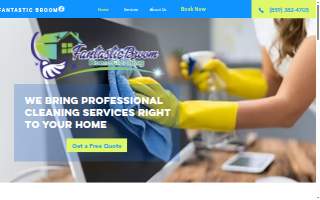 Fantastic Broom Home Cleaning website