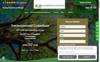 Hall Environmental Consultants website