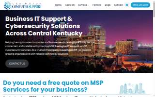 Lexington Computer Support website
