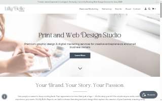 Lilly Belle Paperie website