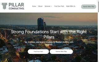 Pillar Consulting, Inc. website