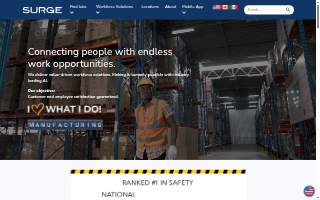 SURGE Staffing of Fernley website