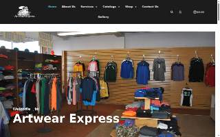 Artwear Express website