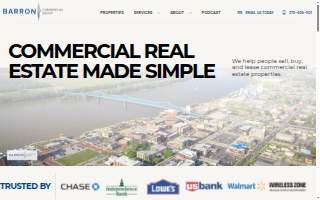 Barron Commercial Group website
