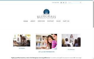 Bluegrass Learning Services website