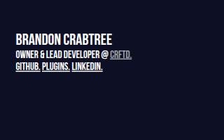 CRFTD website