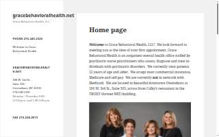 Grace Behavioral Health website